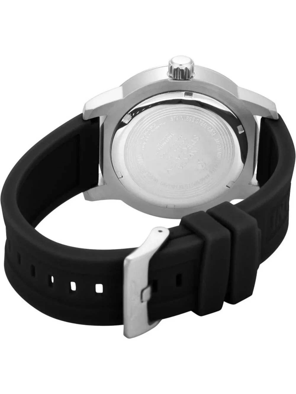 Men's Black Red Analog Quartz Fashion Solid Specialty Silicone Round Wrist Watch